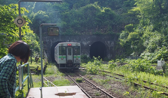 乗ってきた列車